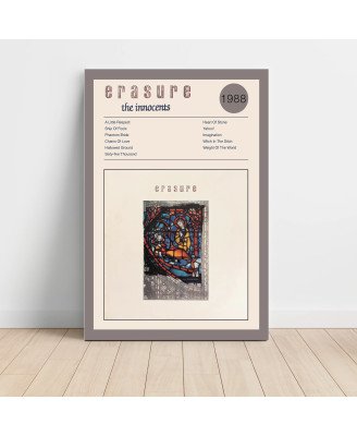 Erasure – The Innocents Fine Art Album Poster for Music Fans