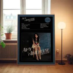 Amy Winehouse – Back To Black Fine Art Album Poster