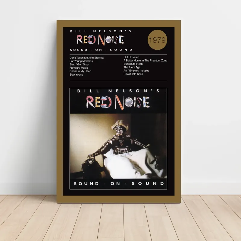 Bill Nelson's Red Noise – Sound On Sound Fine Art Album Poster