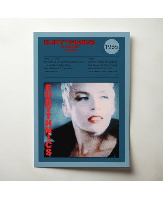 Eurythmics – Be Yourself Tonight  Fine Art Album Poster