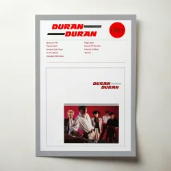 Duran Duran - Duran Duran Fine Art Album Poster
