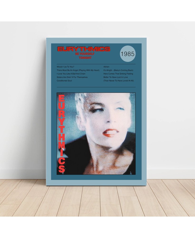 Eurythmics – Be Yourself Tonight  Fine Art Album Poster