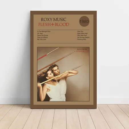Roxy Music – Flesh + Blood Fine Art Album Poster