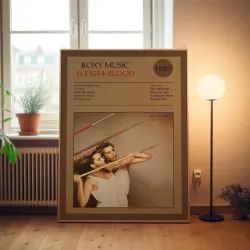 Roxy Music – Flesh + Blood Fine Art Album Poster
