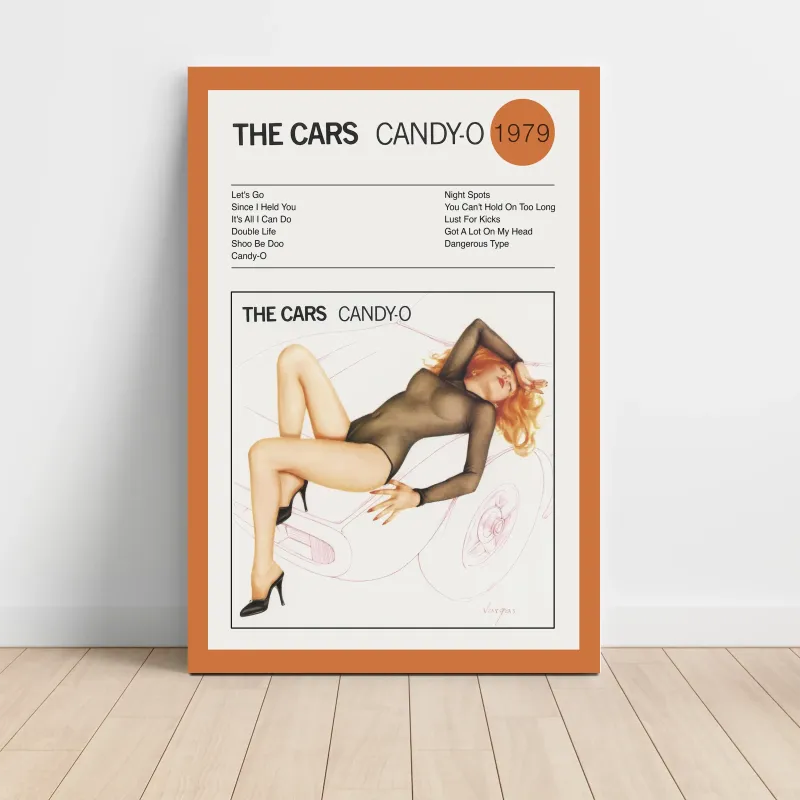 The Cars – Candy-O Fine Art Album Poster | Music Decor