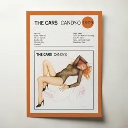 The Cars – Candy-O Fine Art Album Poster | Music Decor