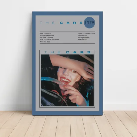 The Cars – Fine Art Album Poster | Music Lovers' Must-Have