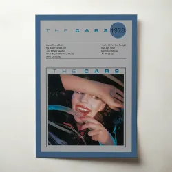 The Cars – Fine Art Album Poster | Music Lovers' Must-Have