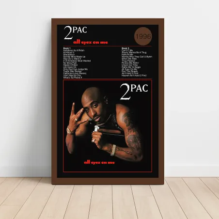2Pac – All Eyez On Me Fine Art Album Poster | Iconic Music Art