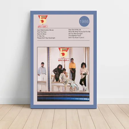 5 Star  – Silk & Steel  Fine Art Album Poster