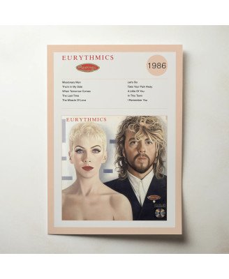 Eurythmics – Revenge Fine Art Album Poster - Music Decor