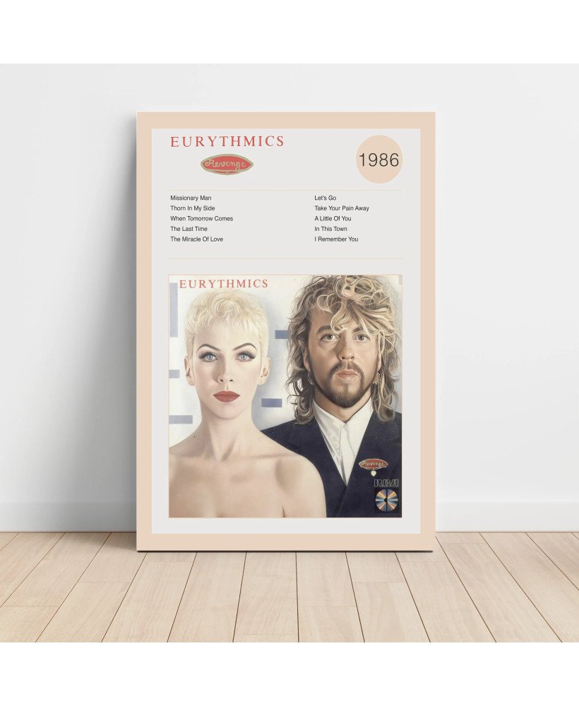 Eurythmics – Revenge Fine Art Album Poster - Music Decor Eurythmics – Revenge Fine Art Album Poster - Music Decor