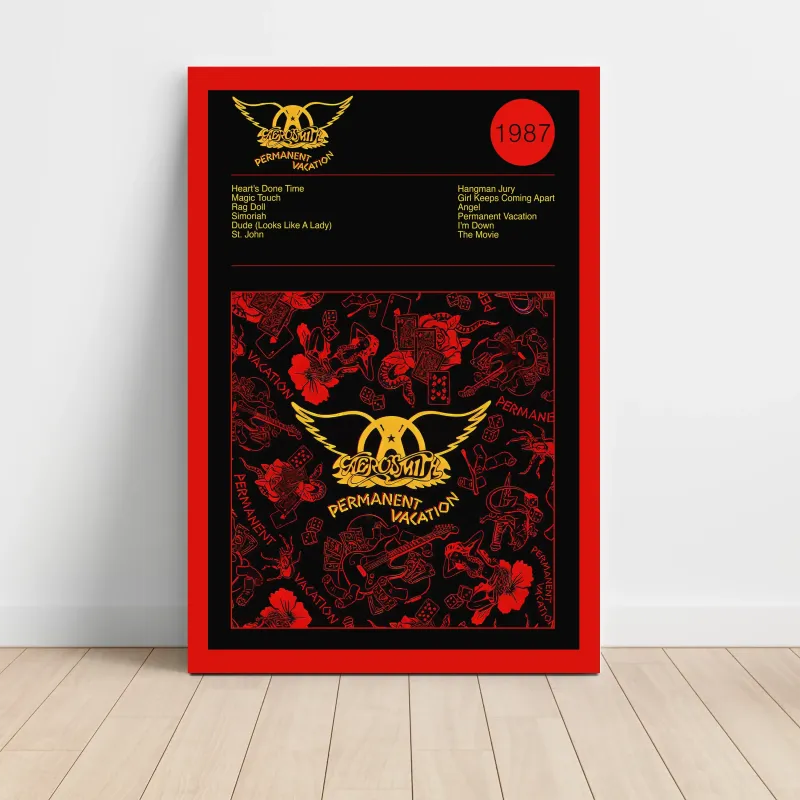 Aerosmith – Permanent Vacation Fine Art Album Poster