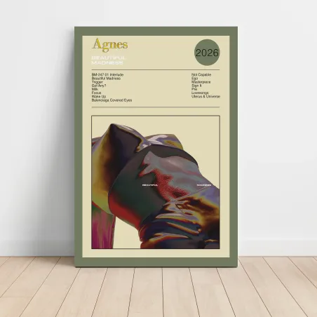 Agnes – Beautiful Madness Fine Art Album Poster