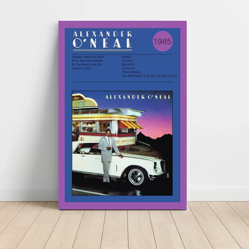 Alexander O'Neal – Alexander O'Neal Fine Art Album Poster