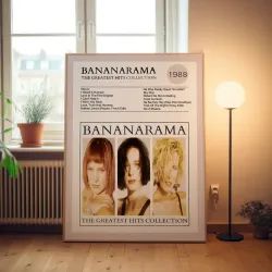 Bananarama – The Greatest Hits Collection Fine Art Album Poster