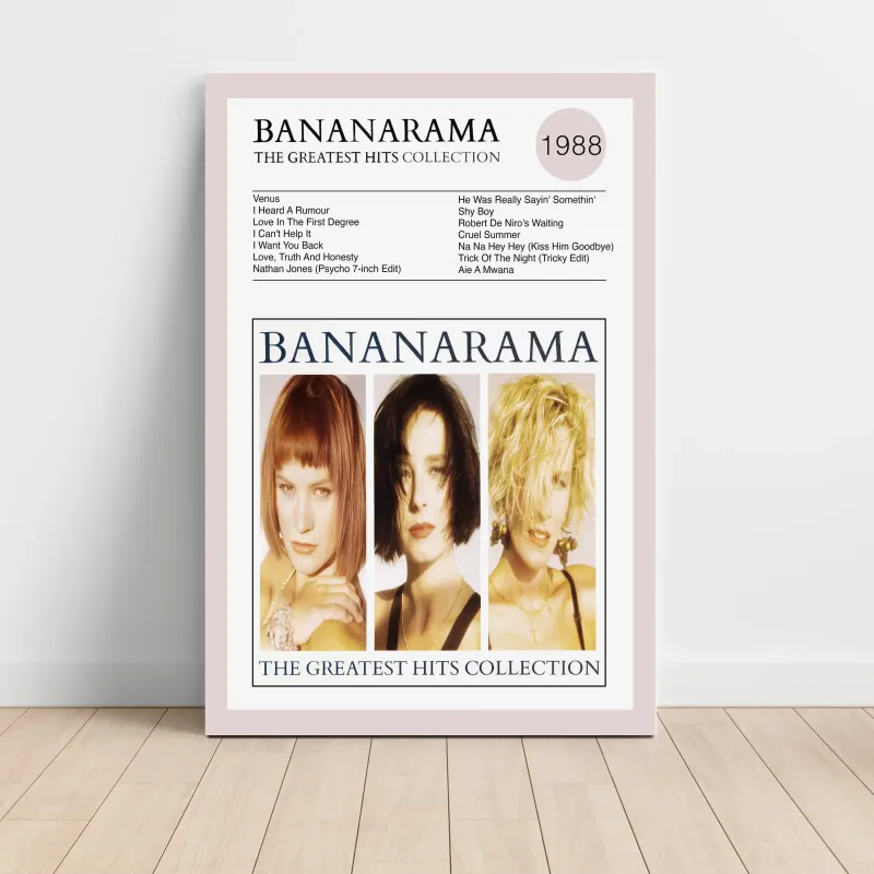 Bananarama – The Greatest Hits Collection Fine Art Album Poster