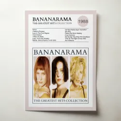 Bananarama – The Greatest Hits Collection Fine Art Album Poster