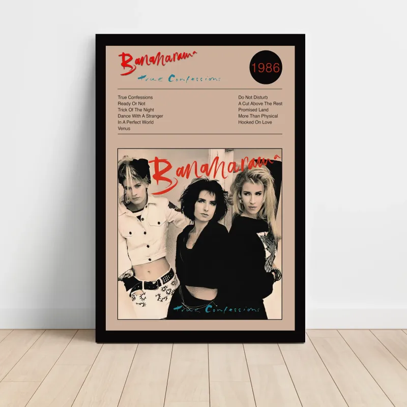 Bananarama – True Confessions Fine Art Album Poster