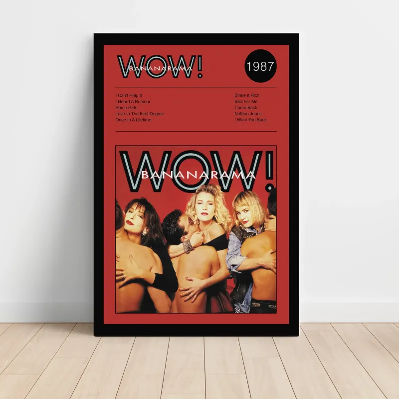 Bananarama – Wow! Fine Art Album Poster | Music Decor