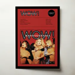 Bananarama – Wow! Fine Art Album Poster | Music Decor