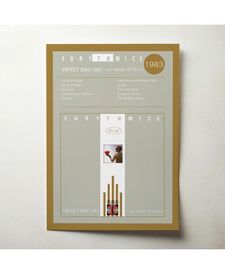 Eurythmics – Sweet Dreams (Are Made Of This)  Fine Art Album Poster