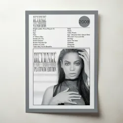 Beyoncé – I Am... Sasha Fierce Fine Art Album Poster