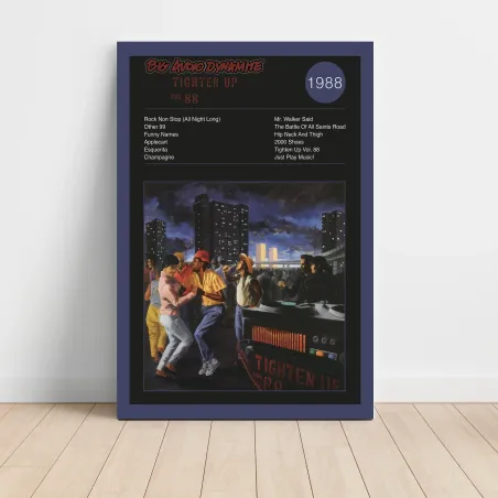 Big Audio Dynamite – Tighten Up Vol. 88 Fine Art Album Poster