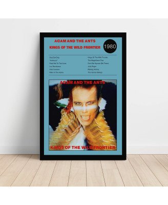 Adam And The Ants – Kings Of The Wild Frontier Fine Art Album Poster