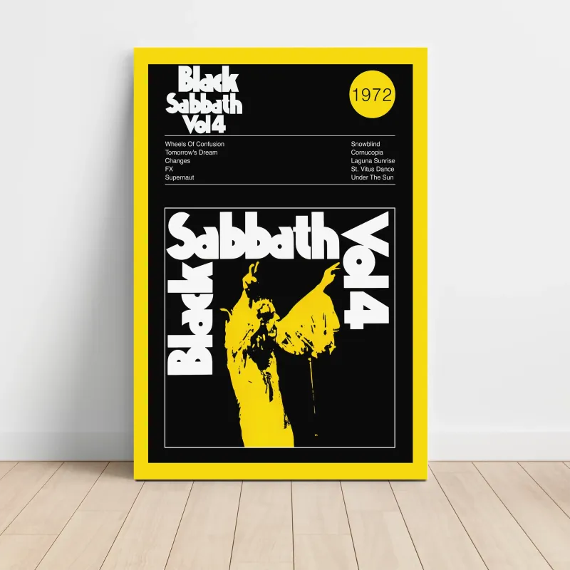 Black Sabbath – Black Sabbath Vol. 4 Fine Art Album Poster