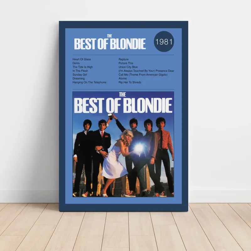 Blondie – The Best Of Blondie Fine Art Album Poster