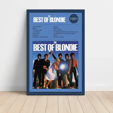 Blondie – The Best Of Blondie Fine Art Album Poster