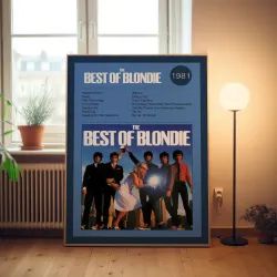 Blondie – The Best Of Blondie Fine Art Album Poster