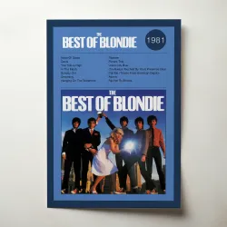 Blondie – The Best Of Blondie Fine Art Album Poster