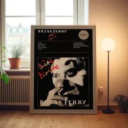 Bryan Ferry – Bête Noire Fine Art Album Poster | Music Decor