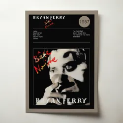 Bryan Ferry – Bête Noire Fine Art Album Poster | Music Decor