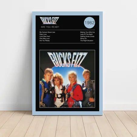Bucks Fizz – Are You Ready Album Poster | Fine Art Decor