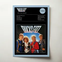 Bucks Fizz – Are You Ready Album Poster | Fine Art Decor