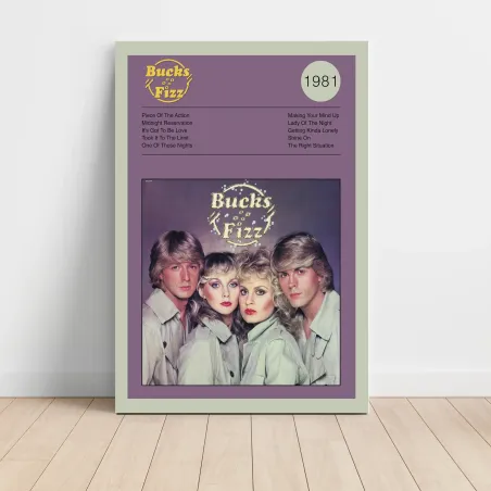 Bucks Fizz – Bucks Fizz Fine Art Album Poster