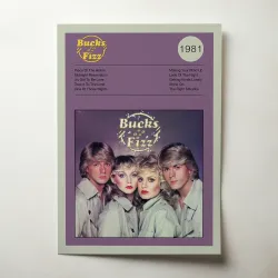 Bucks Fizz – Bucks Fizz Fine Art Album Poster