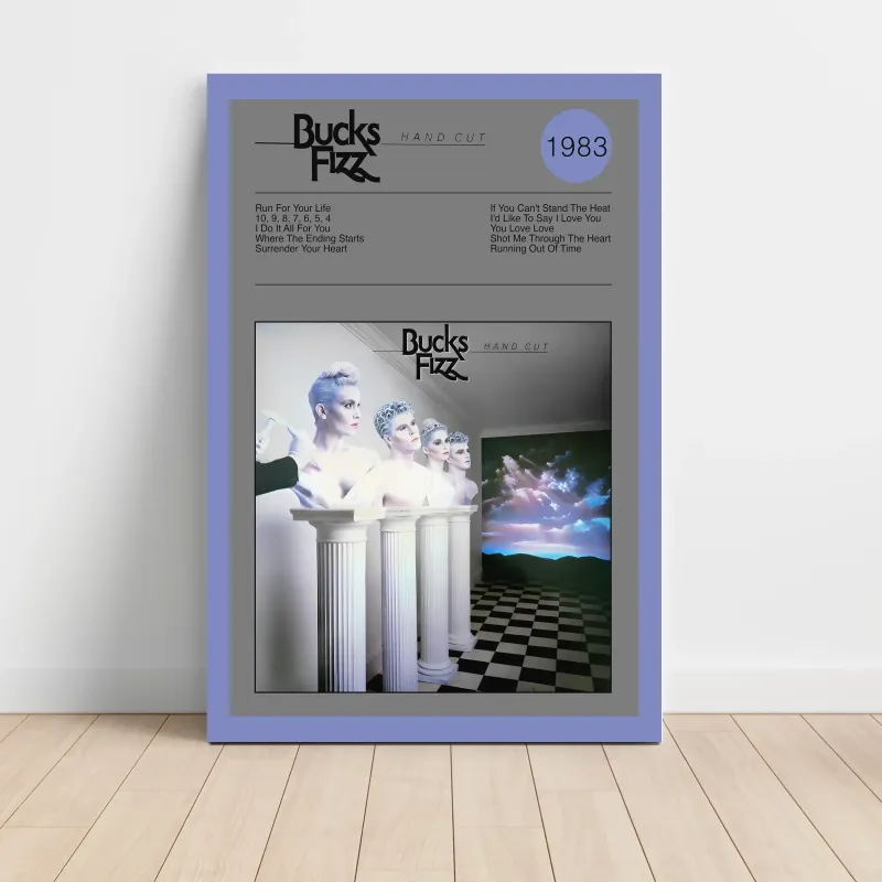 Bucks Fizz – Hand Cut Fine Art Album Poster