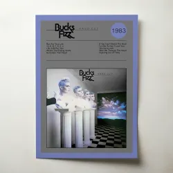Bucks Fizz – Hand Cut Fine Art Album Poster