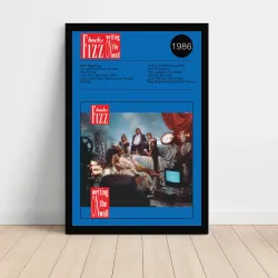 Bucks Fizz – Writing On The Wall Fine Art Album Poster