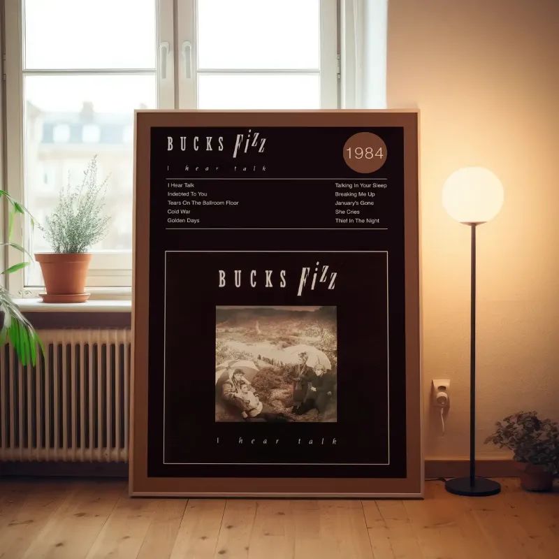 Bucks Fizz – I Hear Talk Album Poster | Fine Art Print