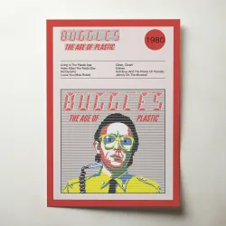 Buggles – The Age Of Plastic Fine Art Album Poster