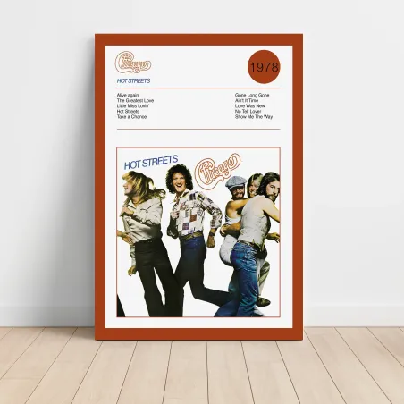 Chicago - Hot Streets Fine Art Album Poster