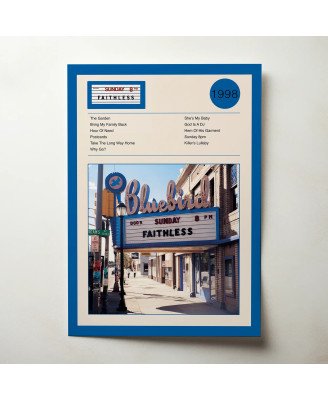 Faithless – Sunday 8PM  Fine Art Album Poster