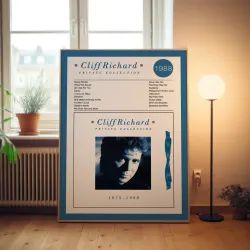 Cliff Richard – Private Collection (1979 - 1988) Fine Art Album Poster