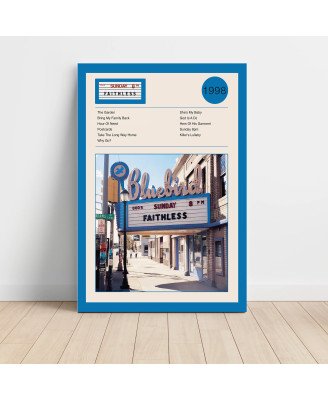Faithless – Sunday 8PM  Fine Art Album Poster