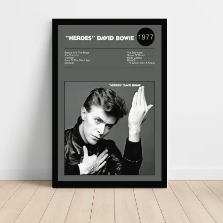 David Bowie – HeroesFine Art Album Poster